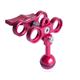 Scubalamp SUPE Butterfly Clamp with 1" ball, Aluminium (Switch ABS Plastic) - red