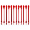 Ties (releasable cable ties), 12 pcs - rot