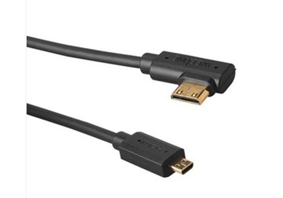 Weefine HDMI-DC-B2 Cable internal for camera D-Straight to C-Left , L: 25cm