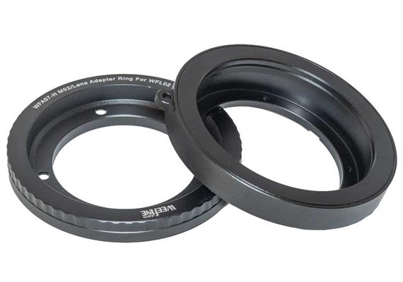 Weefine Magnet Adapter Ring Set for Housing (M52) and Weefine Wide Angle Wet Lens WFL02