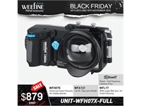 Weefine Set: Smart housing for cell phones, Lens holder, wideangle Wetlens, App