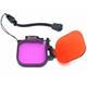 10bar Red/Magenta Flip Filter Set for GoPro Hero 8