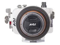 AOI Caisson étanche UH-A7CII pour A7CII/A7CR avec port et bague de zoom pour 28-60mm blanc