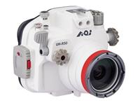 AOI Caisson Etanche UH-R50 (pour Canon R50 avec objectif de kit 18-45 mm) blanc