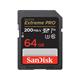 Carte mémoire SanDisk Extreme Pro SDXC UHS-I, 64GB