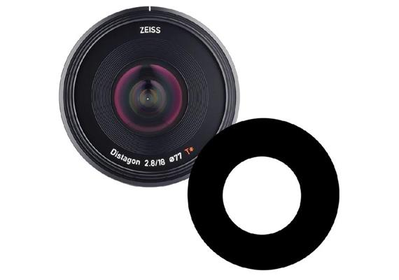 Ikelite Bague anti-reflets pour objectif ZEISS Batis 18mm f/2.8 pour Sony E