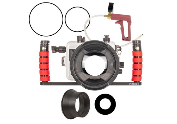 Ikelite caisson étanche 200DLM/D Canon EOS R100 av. hublot/poignées/système d'aspiration
