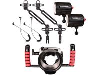 Ikelite Caisson étanche pour OM System Tough TG-7 / TG-6 et kit grand angle Ecko Strobes