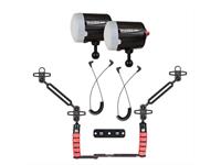 Ikelite Ecko Fiber Dual-Bundle (OM System TG-7/TG-6/TG-5 dans caissons Ikelite ou PT-059)