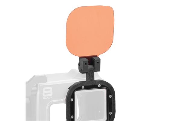 Isotta Porte-filtre avec filtre rouge pour GoPro Hero8 Black