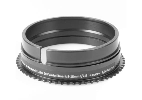 Nauticam bague focus PL818-F pour Panasonic Leica DG Vario Elmarit 8-18mm f/2.8-4.0 ASPH