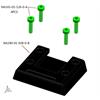 Nauticam Cold Shoe pour caisson MIL avec vis