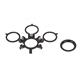 Nauticam Support triple à charnières M67 pour hublots M67
