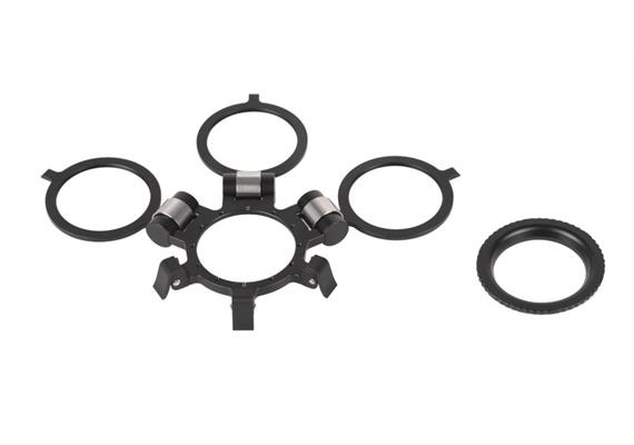 Nauticam Support triple à charnières M67 pour hublots M67