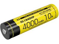 NiteCore NL1840HP - Batterie Li-Ion Rechargeable 18650 4000mAh 10A