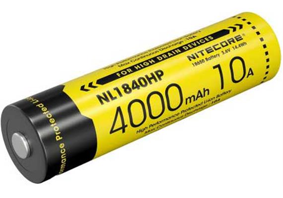 NiteCore NL1840HP - Batterie Li-Ion Rechargeable 18650 4000mAh 10A
