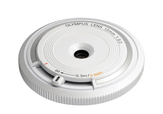 Olympus Body Cap Lens 15mm 1:8.0 (blanc)