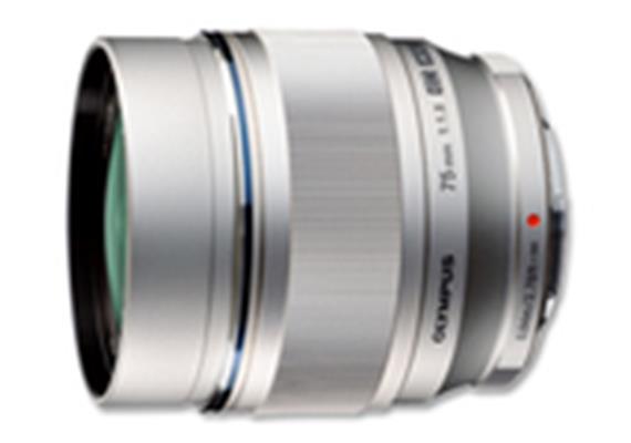 Olympus objectif M.Zuiko Digital ED 75mm 1:1.8 (argent)