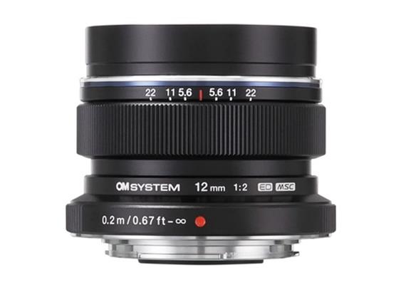 OM System objectif M.Zuiko Digital ED 12mm 1:2.0, noir