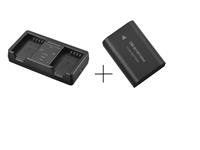 OM System SBCX-1 Chargeur Kit (1x Dual Chargeur BCX1 + 1x Batterie BLX-1)