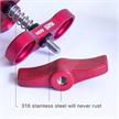 Scubalamp SUPE Butterfly Clamp with 1" ball, Aluminium (Switch ABS Plastic) - rouge | Bild 7