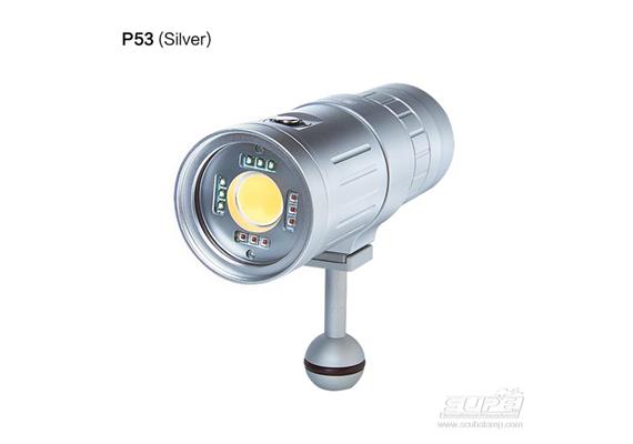 Scubalamp SUPE P53 Video - Focus - Strobe Light - argent
