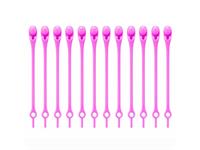 Ties (Colliers de serrage amovibles) 12 pcs. - pink