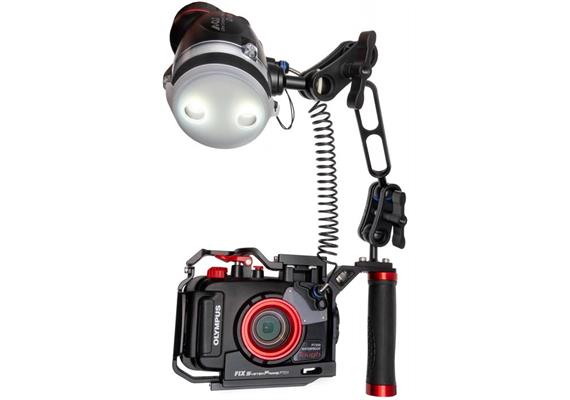 TOUGH  KIT DE DÉMARRAGE : Appareil photo OM System TG-7, caisson étanche PT-059, flash AOI