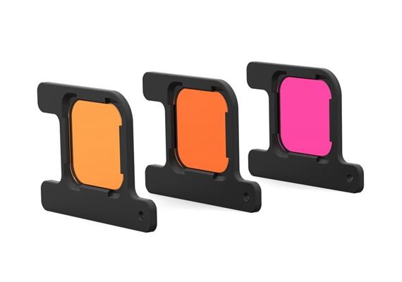 Actionpro Filtro subacqueo magnetico MAGENTA (T-HOUSING per GoPro Mission 1 / 1 PRO)