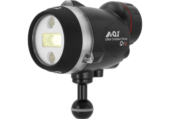 AOI Q1iS Ultra Compact Strobe con InTeLi mode - Nero