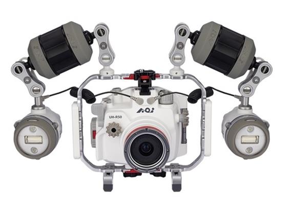 Custodia subacquea AOI per Canon R50 Passion Combo (bianco)