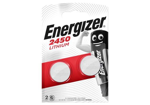 Energizer CR 2450 Lithium 3.0V (2 pezzi)