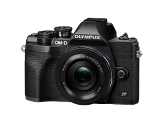 Fotocamera Olympus OM-D E-M10 Mark IV Pancake Zoom Kit 14-42 (nero/nero)