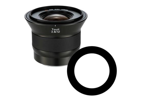 Ikelite Anello antiriflesso per obiettivo Carl Zeiss Touit 12mm f/2.8 per Sony E