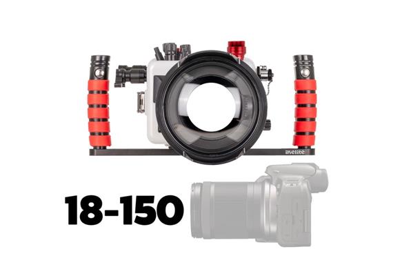 Ikelite Custodia subacquea 200DLM/D per Canon EOS R10 con oblò da 18-150 mm