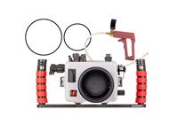 Ikelite Custodia subacquea 200DLM/D per Canon EOS R10 vers. Deluxe con impugnature/vacuum