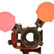 Isotta double flip filter holder (magenta + orange) for Isotta GoPro housings | Bild 4