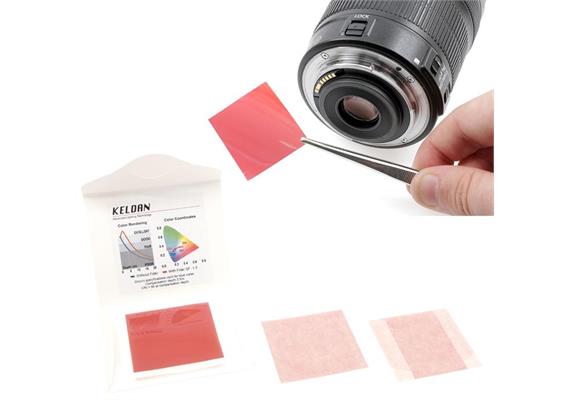 Keldan Spectrum Filter SF -1.5 flexible film for 2-15m depth, 80 x 80mm (3 pieces)