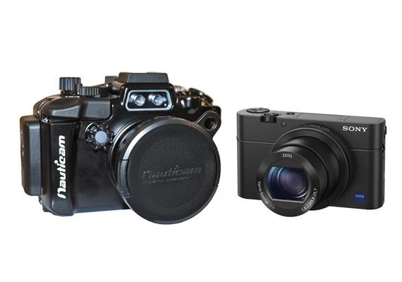 LOCAZIONE:SET Sony Kamera RX100 M4+Nauticam UW-Gehäuse NA-RX100I - 1 Woche