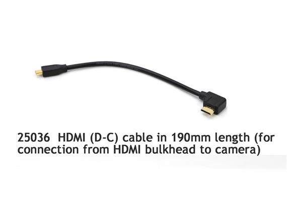 Nauticam HDMI (D-C) cable in 190mm length