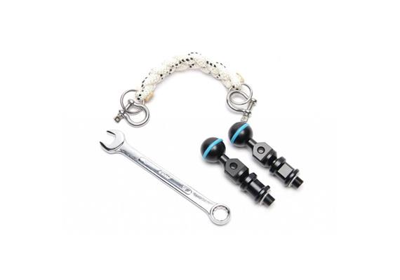 Nauticam Lanyard 17cm & M10 Strobe mounting Ball Set