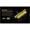 NiteCore NL1840HP - Batteria Ricaricabile Li-Ion 18650 4000mAh 10A | Bild 2
