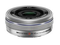 OM System M.Zuiko Digital ED 14-42mm EZ Pancake, argento