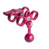 Scubalamp SUPE Butterfly Clamp with 1" ball, Aluminium (Switch ABS Plastic) - rosso