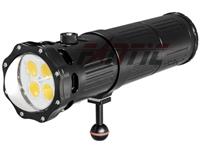 Scubalamp SUPE V9K lampada video subacquea (nero)