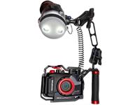 TOUGH SET INIZIALE: Fotocamera OM System TG-7, Custodia subacquea PT-059, Flash AOI Q1 RC