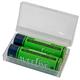 Weefine Battery 18650 Li-ion 3.6V 3000mAh High Rate (2 pcs incl. Storage Box)