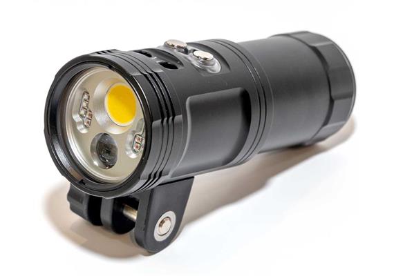 X-Adventurer M4500-WSRUA luce video subacquea Smart Focus con modalità strobo